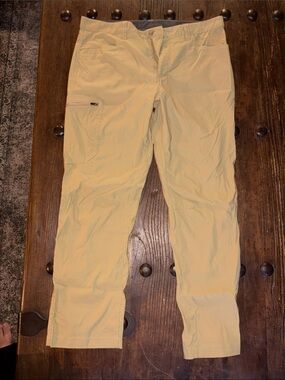 Eddie Bauer Khaki Cargo Pants with Zip Pocket